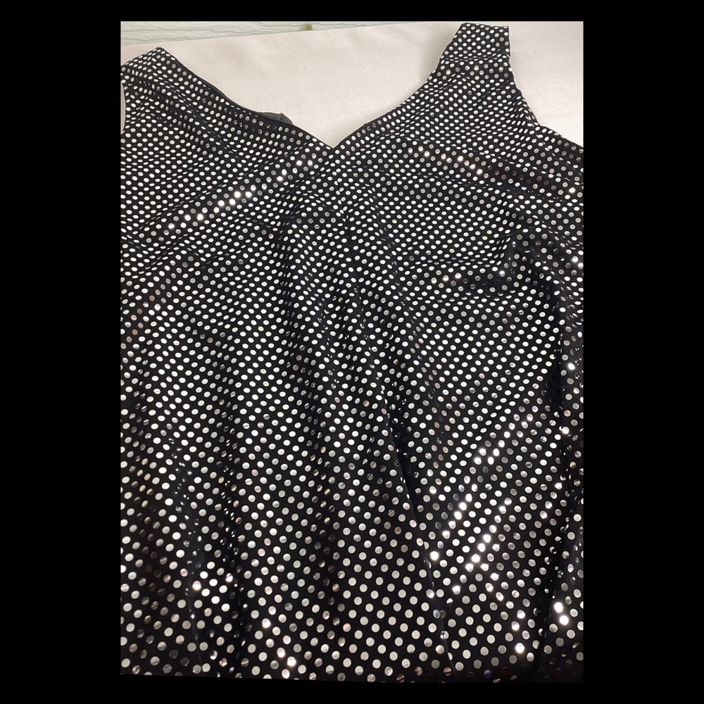 Shiny metallic women top.26